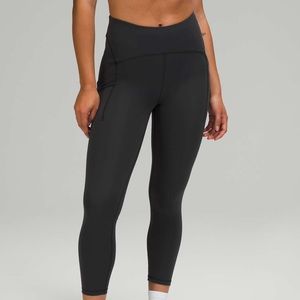 Lululemon power thru high rise crop 23”